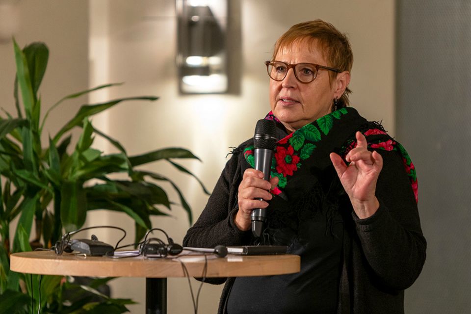 Tervetuliaispuhe Kulttuuri.se:n puheenjohtaja Maarit Turtiainen.